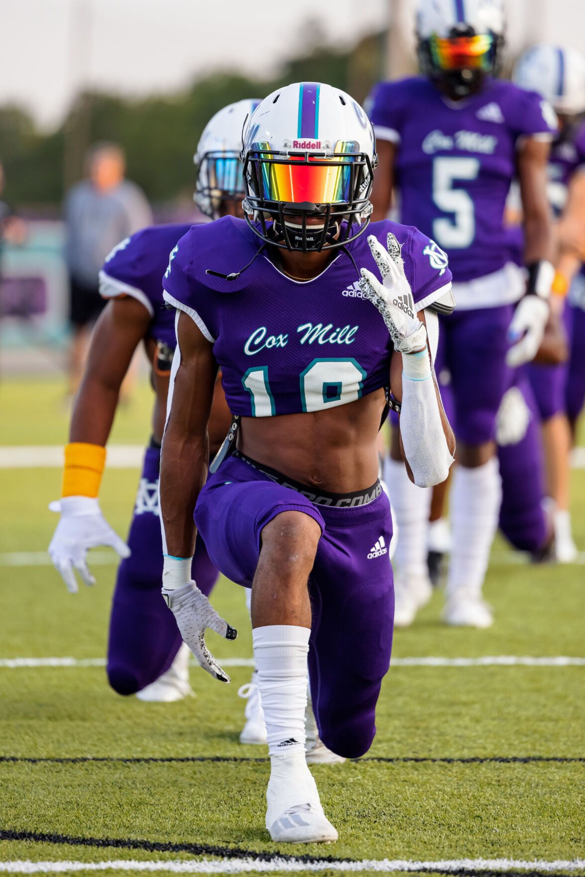 The Hough Huskey defeated the Cox Mill Chargers 48-7 on Friday night at Cox Mill High School.
